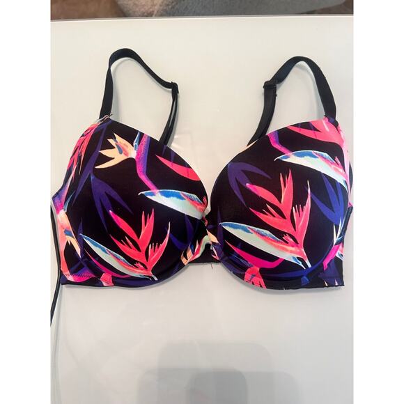 PINK Victoria's Secret Wear Everywhere Bra Size 32DD Pushup Bra - Picture 2 of 6